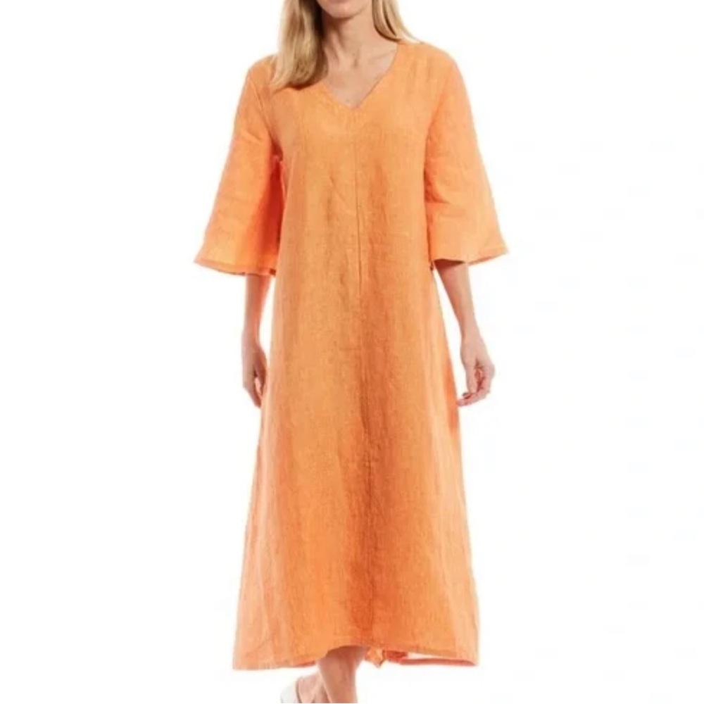 bryn Walker Orange Maxi Dress